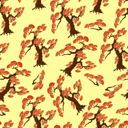 Floral seamless hand-drawn backgroundのイラスト素材