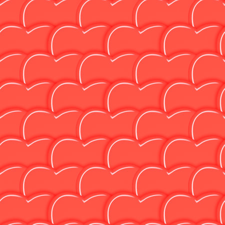 Seamless texture from hearts close-up. 3D rendering and 3D illustration.の写真素材
