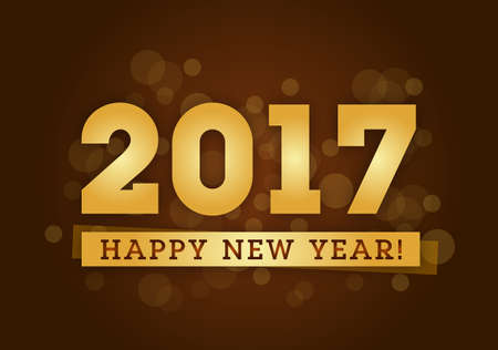 Digits of the new year 2017の写真素材
