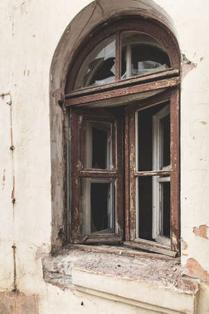 Derelict luxurious room in an abandoned manor, HDRの写真素材