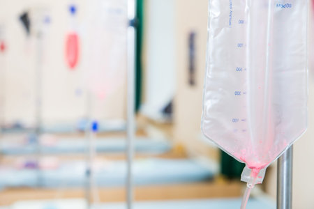 Blood transfusion in medicine,patien with bleeding