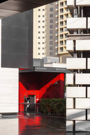 architecture and interior. geometry and color