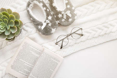 Home comfort and winter evening.の写真素材