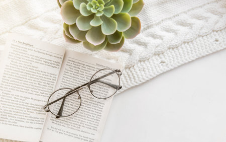Home comfort and winter evening.