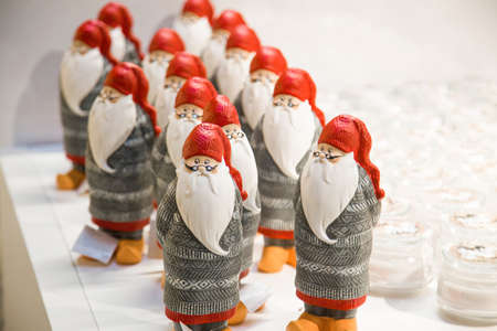 Christmas souvenir, figurine Santa Claus.の写真素材