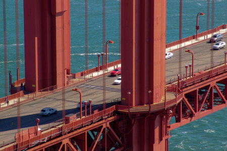 Close-up of Golden Gate Bridge