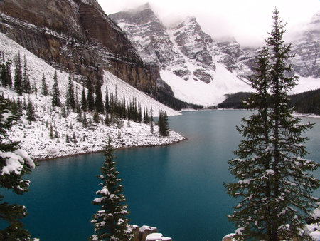 Canada Lake Winter Summitの写真素材
