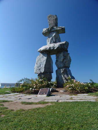 Inuit monument in Vancouverのeditorial素材
