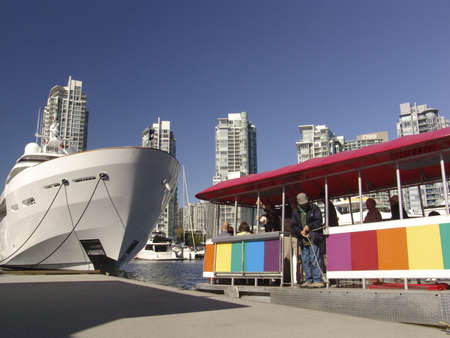 Ferry Pier in Vancouverの写真素材