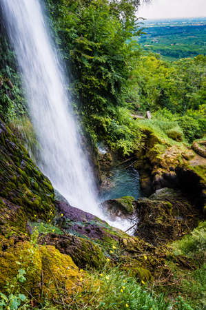 The waterfalls in Edessa Greeceの写真素材