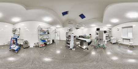360 panorama of a medical institutionの写真素材