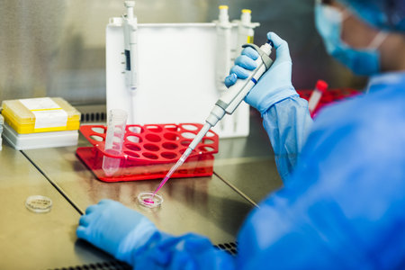 Addition of cryopreservation solution into suspension of cord blood nucleated cells and transfer of...