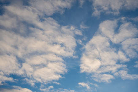 abstract clouds on blue sky backgroundの写真素材