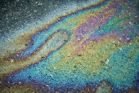 Colorful abstract paint on the asphalt road. Abstract background for design.の写真素材