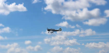 Aircraft Yak on takeoffのeditorial素材