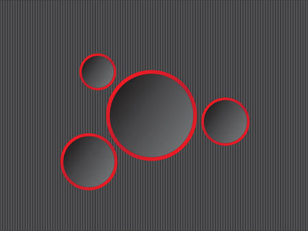 Abstract black background with red circlesのイラスト素材