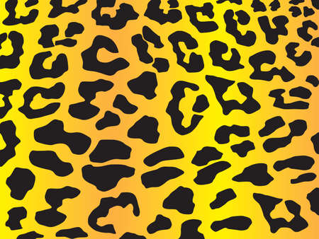Animal yellow fur with black spots backgroundのイラスト素材
