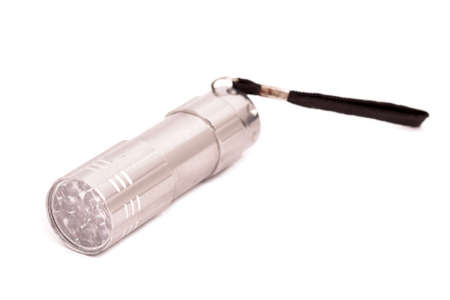 Steel flashlightの写真素材