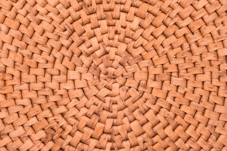 Braided bottom basket textureの写真素材