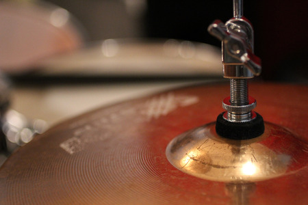 Drum plate in studioの写真素材