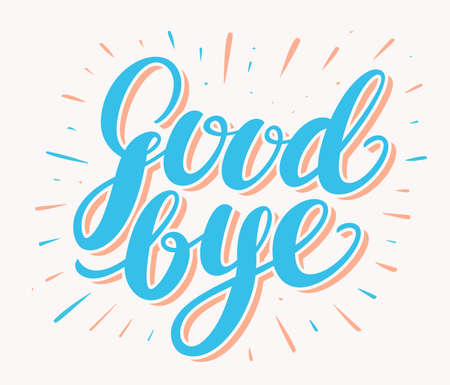 Hand lettering. Vector lettering. Vector hand drawn illustration.のイラスト素材