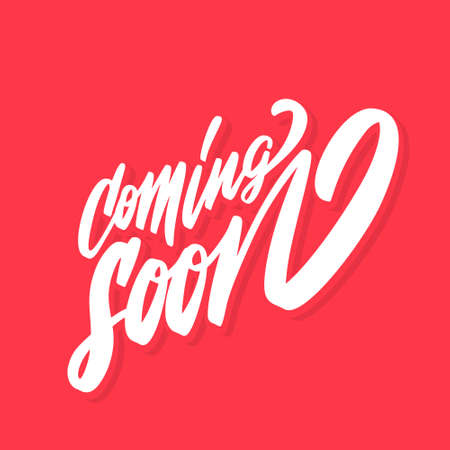 Coming soon. Vector banner.のイラスト素材