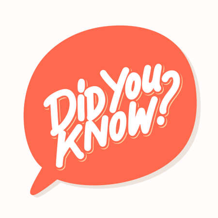 Did you know. Vector banner.のイラスト素材