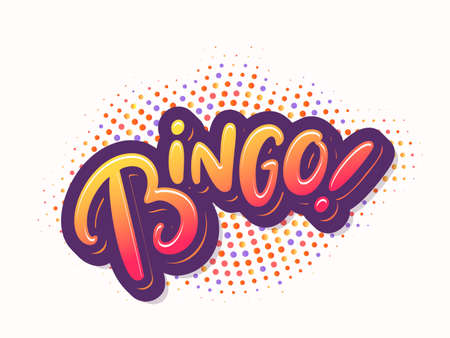 Bingo. Vector card.のイラスト素材