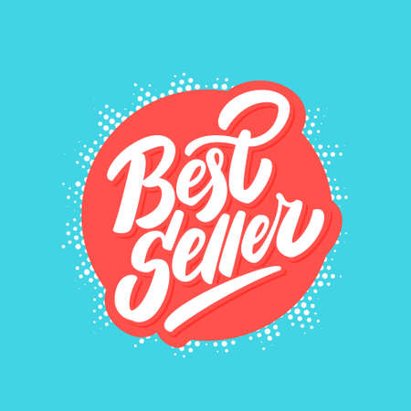 Best seller. Vector lettering icon.のイラスト素材
