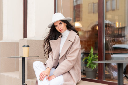 portrait of a beautiful woman - modelの写真素材