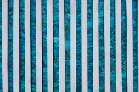White and blue soft wood surface as background.の写真素材