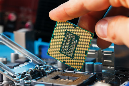 Electronic engineer of computer technology. Maintenance computer cpu hardware upgrade of motherboard...