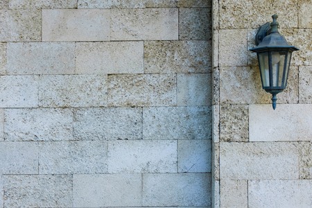 The texture of stone walls. Texture of a large gray brick.の写真素材