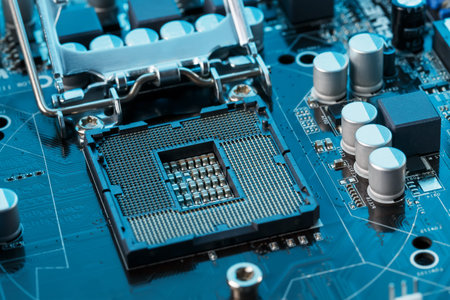 Electronic engineer of computer technology. Maintenance computer cpu hardware upgrade of motherboard...