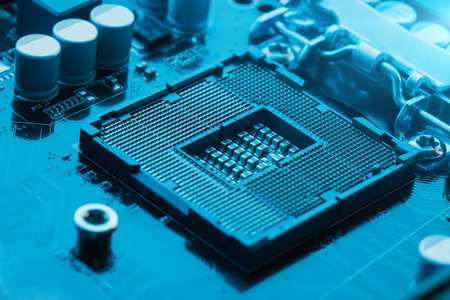 Electronic engineer of computer technology. Maintenance computer cpu hardware upgrade of motherboard...