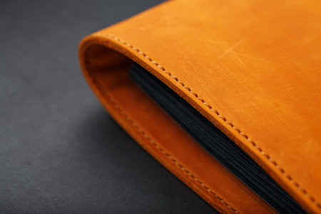 Photo album with blank black for photos. Split rings for close-up macro albums.The album cover is...