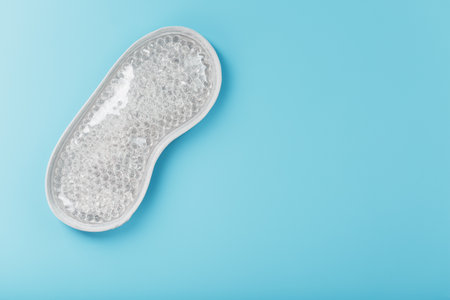 Reusable gel eye mask for swollen eyesの写真素材