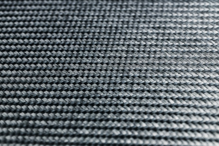Black carbon fiber texture for backgroundの写真素材