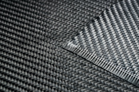 Carbon fiber glass texture for backgroundの写真素材