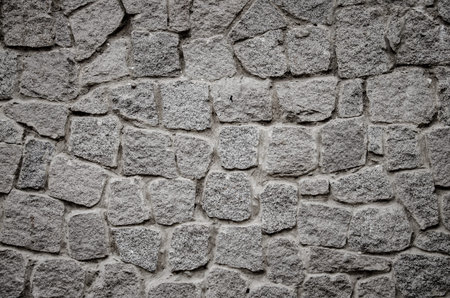 stone wall abstract background with brutal stones