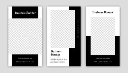 Unique Modern Editable Social Media banner template. Anyone can use this Easy Design Promotion web banner for social media. Modern elegant sales and discount promotions - Vector.のイラスト素材