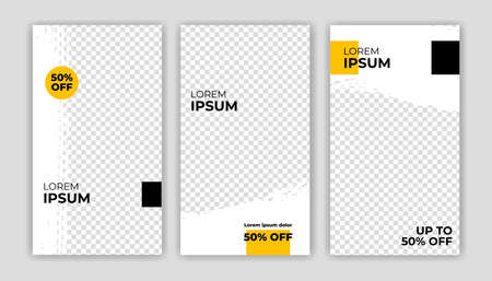 Unique Modern Editable Social Media banner template. Anyone can use this Easy Design Promotion web banner for social media. Modern elegant sales and discount promotions - Vector.のイラスト素材