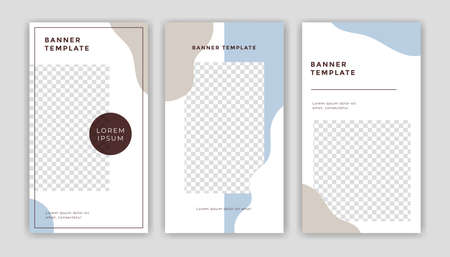 Unique Modern Editable Social Media banner template. Anyone can use this Easy Design Promotion web banner for social media. Modern elegant sales and discount promotions - Vector.のイラスト素材
