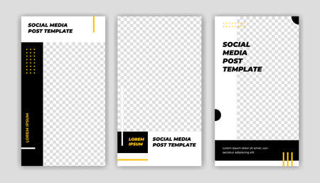 Unique Modern Editable Social Media banner template. Anyone can use this Easy Design Promotion web banner for social media. Modern elegant sales and discount promotions - Vector.のイラスト素材