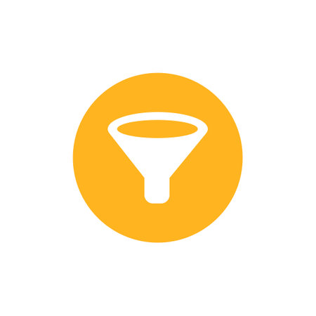 Funnel icon. Flat vector related icon for web and mobile applicationsのイラスト素材