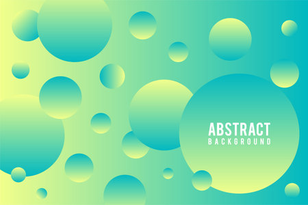 Abstract background with gradient colors and round shapes. Vector Illustrationのイラスト素材