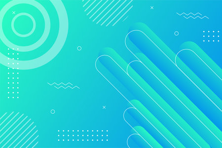 Abstract geometric background with dynamic shapes and lines. Vector illustration for your designのイラスト素材