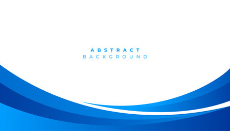 Abstract blue wavy business style background. Eps10 Vectorのイラスト素材