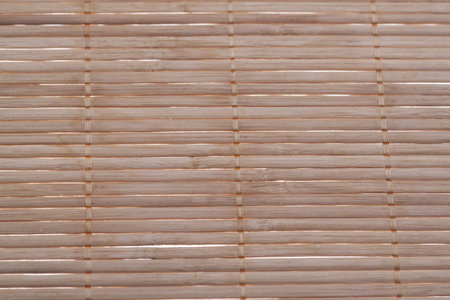 Wood brown straw mat textureの写真素材