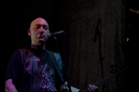 VELIKO TARNOVO, BULGARIA - JUNE 1: Bandx - AC/DC tribute band performs a show at Motorock festival...